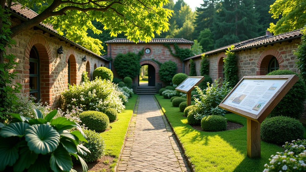 Vegetazione del giardino medievale e indicazioni storiche