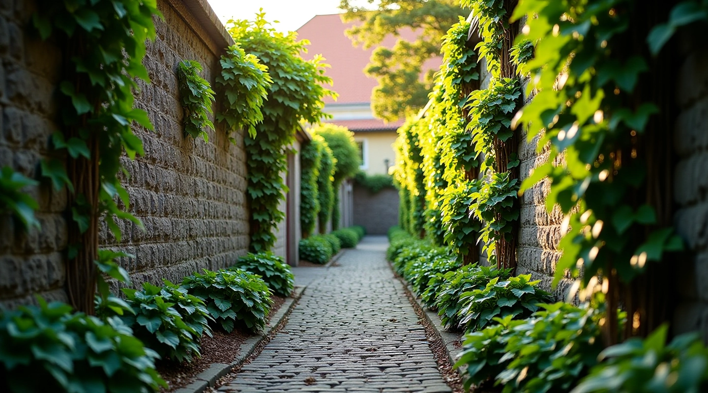 Mura del centro storico medievale di Tallinn con rigogliosi giardini verdi